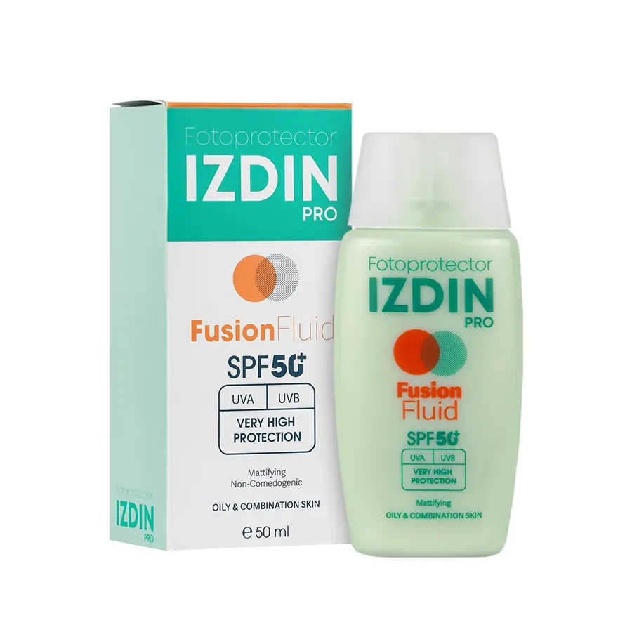 فلوئید ضد آفتاب SPF50+ فیوژن ایزدین پرو